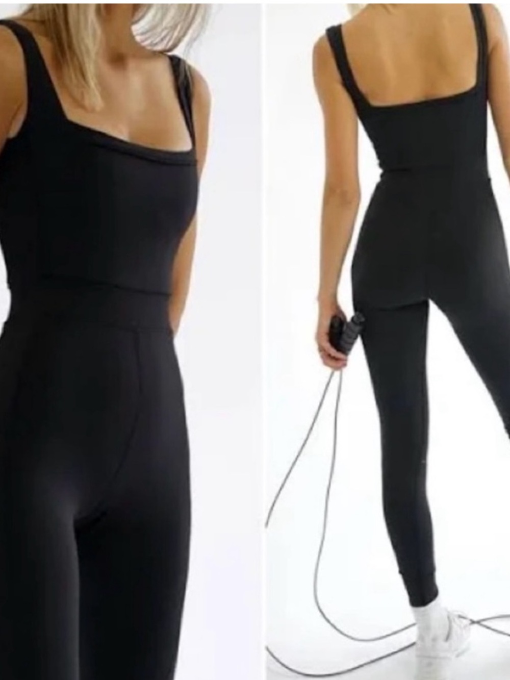 Yllw The Label Jumpsuit Able Onesie in Black